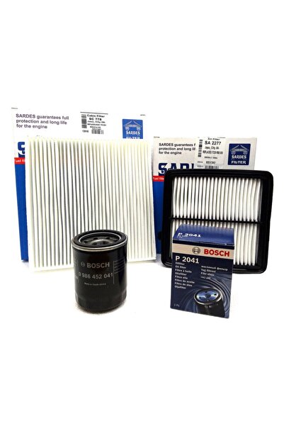 Bosch Honda City 1.4 Filtre Bakım Seti (2009-2011)