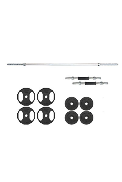 ACDSPOR 40 Kg Demir Döküm 150 Cm Barlı Set