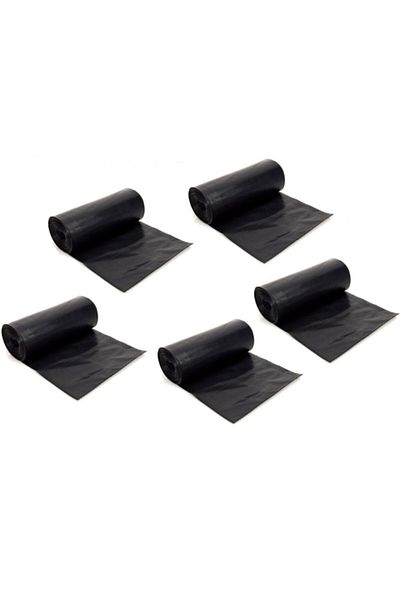 firdevsi hobi Baddal Garbage Bag- 75X90Cm-350Gr- 5 Rolls X50 Pieces-Black