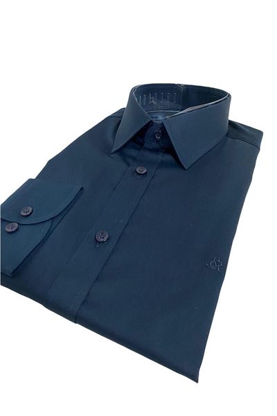 Sarar Πουκάμισο Elvio Slim Fit Navy Blue