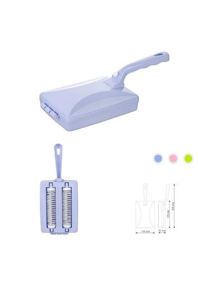 FırsatVar Double Brush Plastic Handle Purse Carpet - Rug Runner Cleaner, Crum...