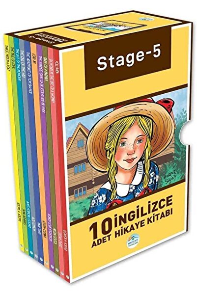 Mavi Çatı Yayınları İngilizce Hikaye Seti 10 Kitap Takım - Stage 5