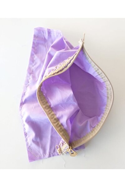angel çanta aksesuar 20x30 Cm, Cusut, Căptușeală cu fermoar Liliac închis