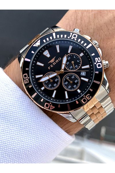 FERRO Original Men's Watch + Bracelet Gift