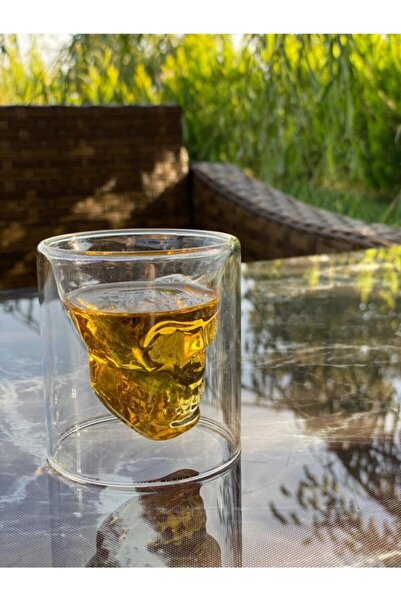 Genel Markalar Kuru Kafa Tasarımlı Çift Cidarlı Isıya Dayanıklı Borosilikat Kahve Meşrubat Bardak 150 ml