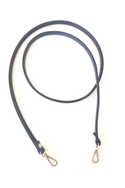 angel çanta aksesuar Spaghetti Model Bag Handle Navy Blue Color Silver Metal