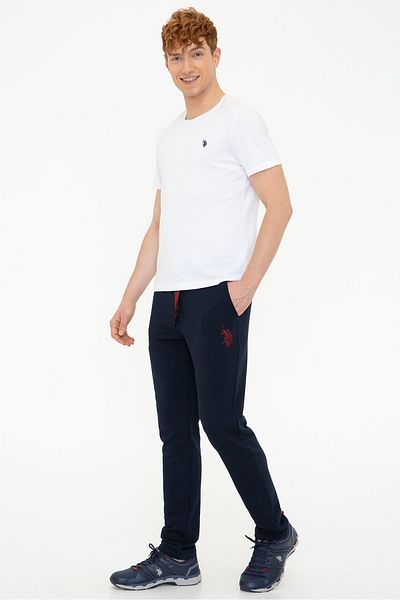 U.S. Polo Assn. Ανδρικό πλεκτό παντελόνι Navy Blue