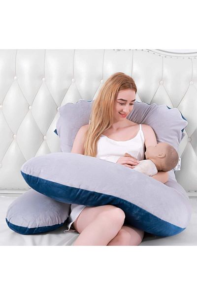 Çınar Reklam & Dış Ticaret Pregnancy Pillow with 5 Different Zone Supports (LINED)