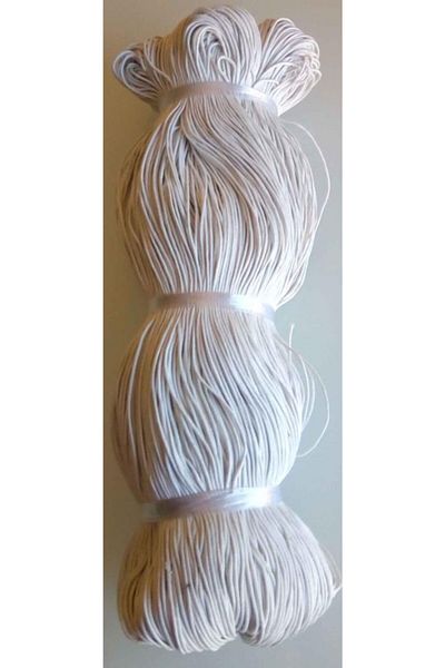 angel çanta aksesuar White Color Waxed Cotton Rope