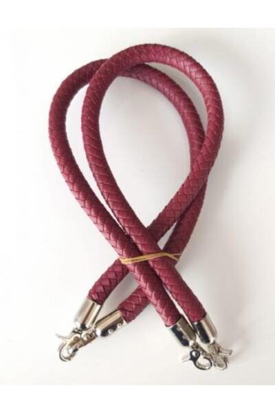 angel çanta aksesuar حقيبة محبوكة باللون العنابي - تصميم معدني فضي بمقبض