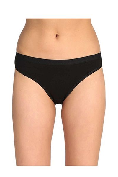 Tutku Μαύρα γυναικεία εσώρουχα μπικίνι 635 Cotton Waterway, Συσκευασία των 6