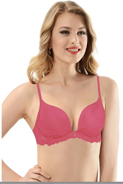 NBB Nar Çiçeği Kadın 3681 Kaplı Dantelli Sütyen 1 Lı Paket