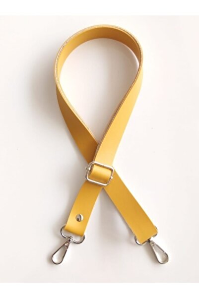 angel çanta aksesuar حقيبة من الجلد الصناعي باللون الأصفر الخردلي - قابلة للت...