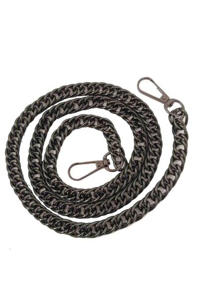 angel çanta aksesuar Lanț de geanți de culoare afumată cu inel dublu cu cârlig (100 CM)