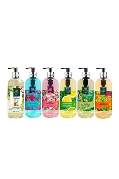 Eyüp Sabri Tuncer Ayvalık Çeşme Japanese Ocean Tangerine Coconut Liquid Soap Set 500 ml