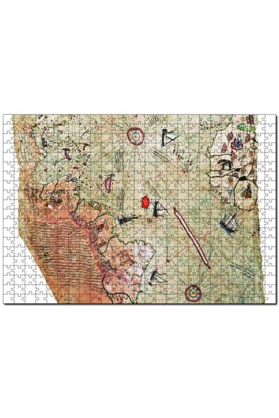 Cakapuzzle خريطة بيري ريس 255 قطعة أحجية الصور المقطوعة Mdf (خشب)