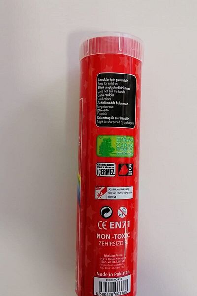 Nova Color Dry Paint 12 Colors Jumbo Tube