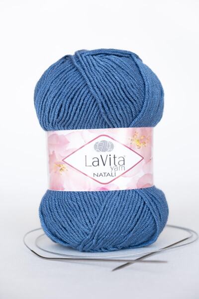 LaVita Yarn Natali Hand Knitting Yarn Taka Yarn (9767-indigo)