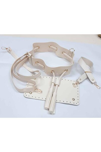 angel çanta aksesuar Torba krem boje Torba set