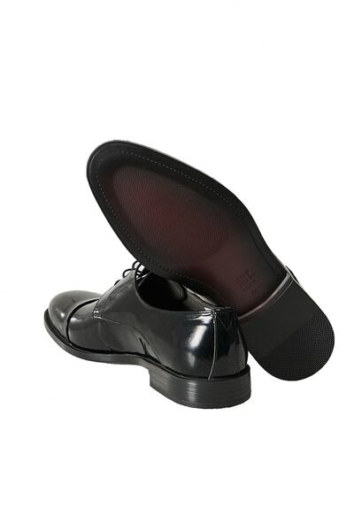 ALTINYILDIZ CLASSICS Ανδρικά μαύρα κλασικά λουστρίνια παπούτσια