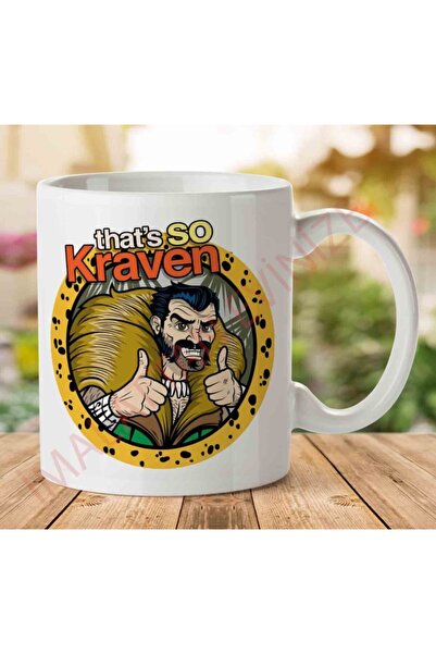 ART HEDİYE كوب مطبوع على الجانبين من Thats So Kraven The Hunter Sergei Kravinoff