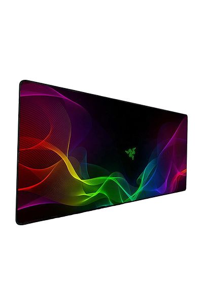sgeteknoloji Mouse Pad pentru jocuri cu model Purple Zone 70x30 cm cu cusături anti-alunecare