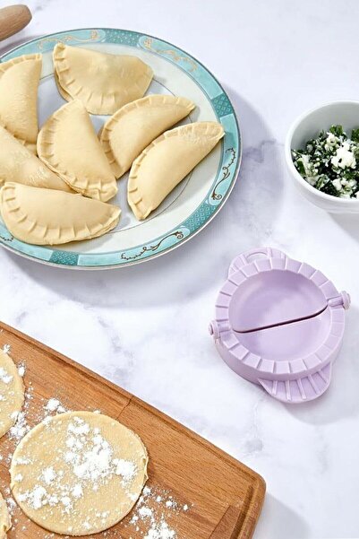 QNİAY مجموعة قوالب معجنات رافيولي البلاستيكية العملية والخام مكونة من 3 قطع