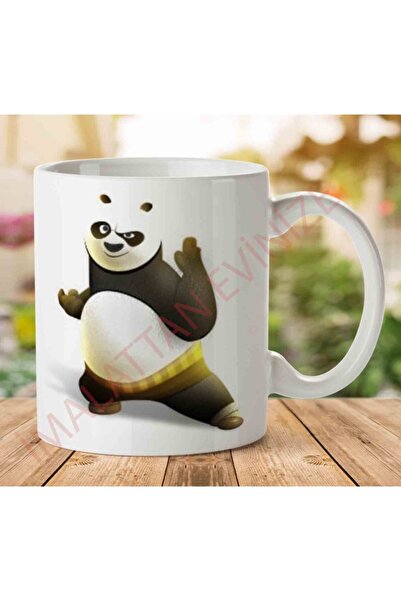 ART HEDİYE 1-1683 كوب كونغ فو باندا مطبوع على الجانبين