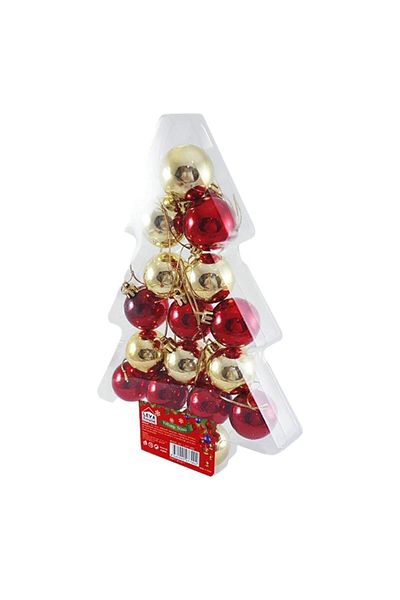 Leva House Christmas Ornament Top Set of 17 - Lhy-082 L-71099