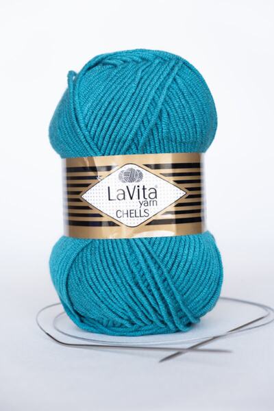 LaVita Yarn Chells El Пряжа Taka Yarn (9606-зелена)
