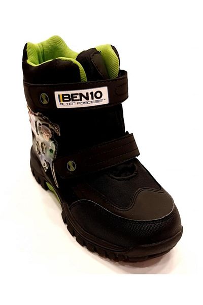 Flo Ben10 Trekking & Outdoor Αδιάβροχα Hardy Μαύρα Παιδικά Μποτάκια