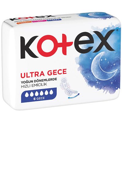 Kotex Ultra Hygienic 6 Pads Night Shoes