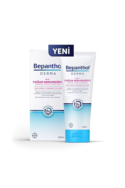 Bepanthol Derma Yoğun Nemlendirici Günlük Vücut Losyonu 200 Ml Kuru, Hassas Ciltler, Günlük Yoğun Nemlendirici