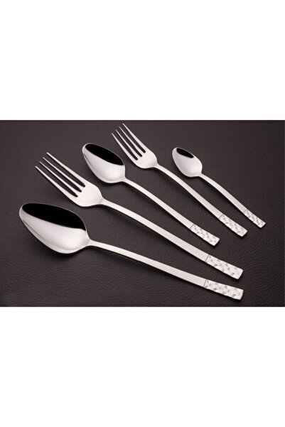 FMS 8012 مجموعة ملاعق شاي من الفولاذ المقاوم للصدأ مكونة من 6 قطع من سلسلة دا...