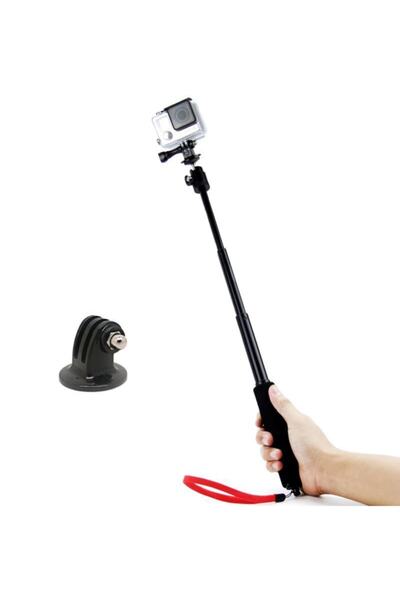 Gplus Sjcam Eken Uyumlu Aksiyon Kamera Selfie Çubuk+GP03 Tripod Aparatı