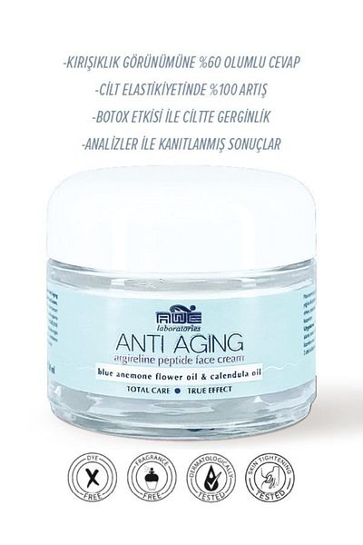 Awe Laboratories 30 ml Argireline Peptide Face Cream - Skin Firming, Moisturizing and Anti-Wrinkle