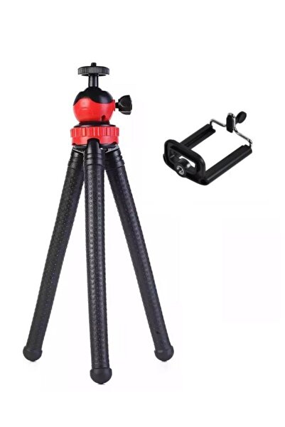 GFUZ Profesyonel Fotoğraf Ve Video Çekimi Tripod 360° Açılı Telefon Tutucu Tr...