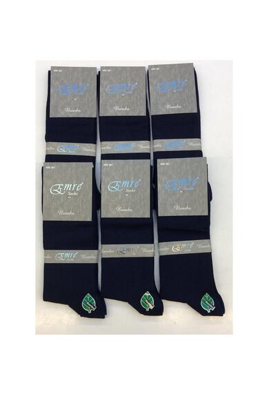 jilly jo Мъжки тъмносини 6-пакет тъмносини бамбукови чорапи