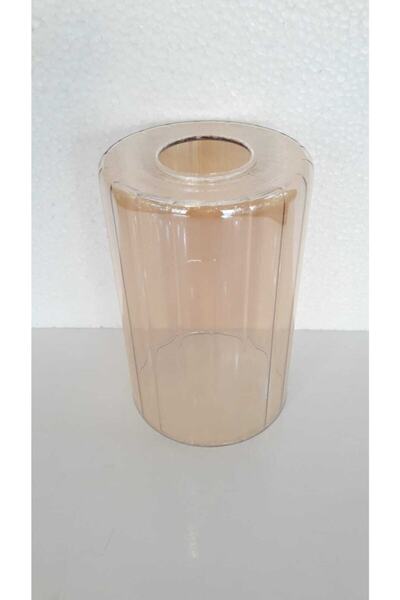 ADA AVİZE Bal Boru Şeklinde Fanus Avize Camı E27 (eni 10 Cm,boyu15 Cm)