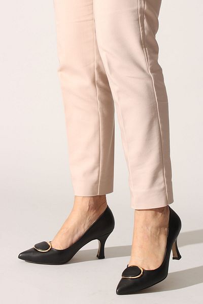 ROVIGO Women's Casual Black Leather Shoes