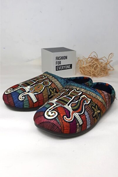 GEZER 128.70 pisică perechi Papuci de casă de iarnă pentru femei