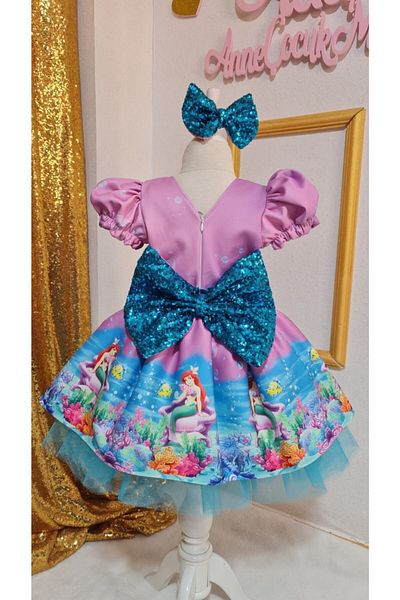 NA ADDESIGN Girl's Mermaid Tulle Fluffy Dress
