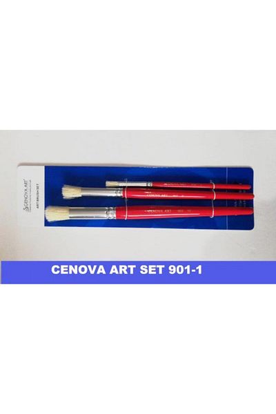 Cenova Art Stencil Brush Set of 3 902/1
