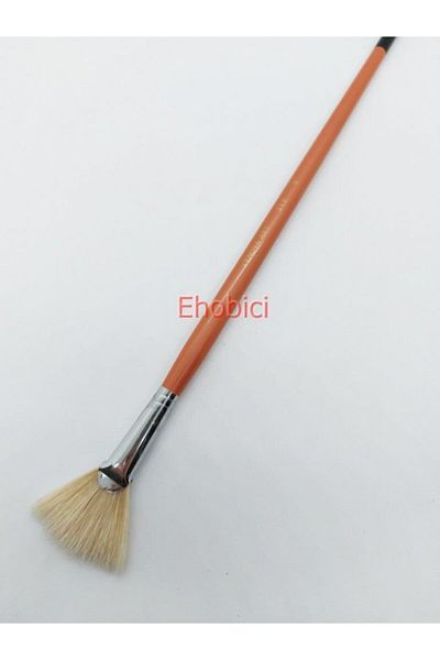 Cenova Art 113 Natural Long Handle Fan Brush No:9