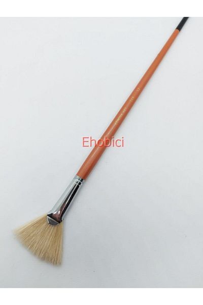 Cenova Art 113 Natural Long Handle Fan Brush No:12