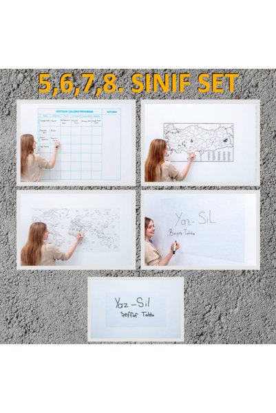 TutturX 5-6-7-8. Sınıf Yazı Tahtası Seti