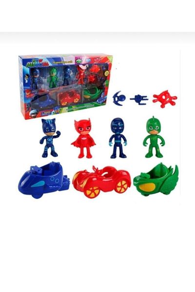 PJMASKS Set of 10 Trolley Figures - Boxed