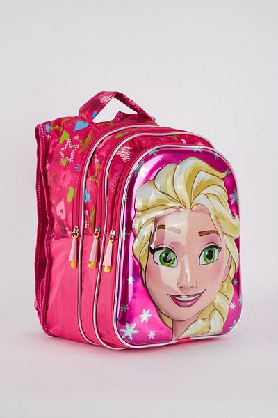 White Bag Frozen Orthopedic Primary School Bag + Lunch Box