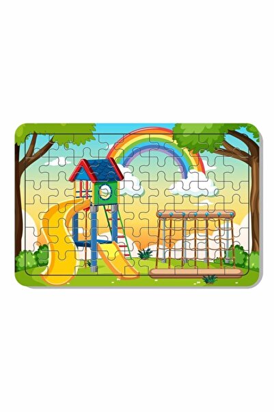 LİPYOS ملعب 54 قطعة بازل خشبي