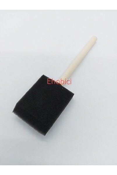 Cenova Art Vernik Fırçası 906 Siyah Sünger Fırça 4cm